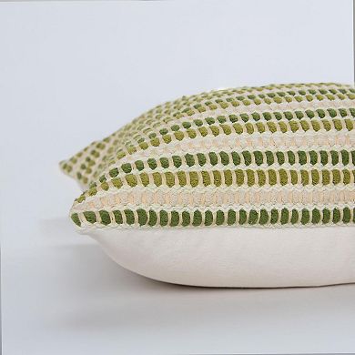 Rizzy Home Skye Textured Poly Filled 20 x 20 Pillow