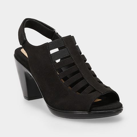 Женские сандалии Croft & Barrow Caged Heel Women's Slingback Sandals