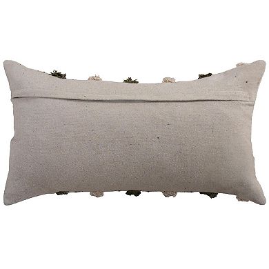 Rizzy Home Textured Striped Down Filled Throw Pillow