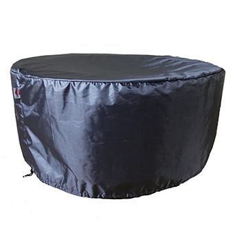 Round Fire Table Cover Ultimate Protection for Your Outdoor Furniture