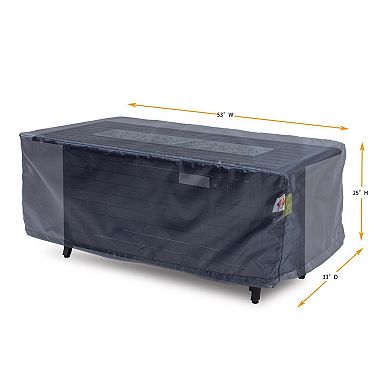 Rectangle Fire Table Cover Ultimate Protection for Your Outdoor Furniture