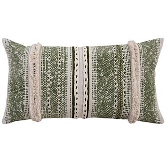 Rizzy Home Textured Down Filled 14 x 26 Pillow