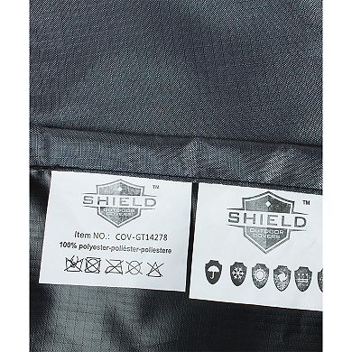 Mercury Cover Fits Oval/Rectangle Table & Chairs with Ties, Velcro Closure, Elastic & Spring Lock