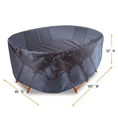 Small Rectangle Dining Table Chairs Cover Ultimate Protection for Your Outdoor Furniture