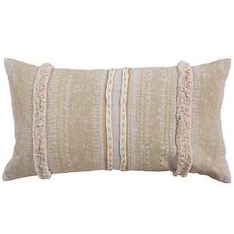 Rizzy Home Spring Textured Poly Filled 14 x 26 Pillow