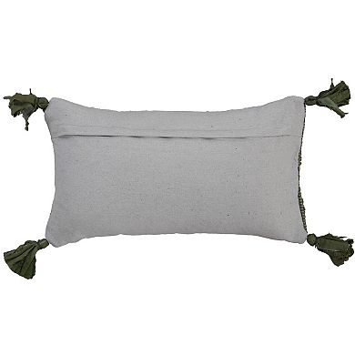 Rizzy Home Striped Down Filled 14 x 26 Pillow