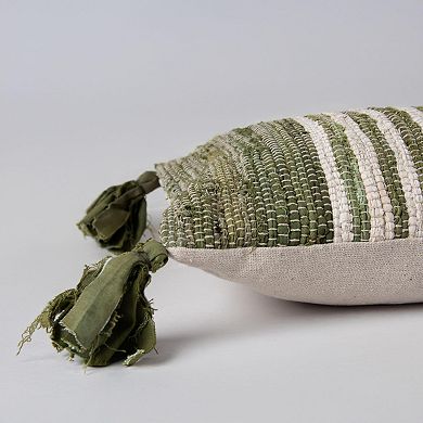 Rizzy Home Storm Striped Throw Pillow 14 Inches x 26 Inches