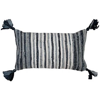 Rizzy Home Tatum Striped Throw Pillow Cover 14 in x 26 in