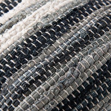 Rizzy Home Tatum Striped Throw Pillow Cover 14 Inches x 26 Inches