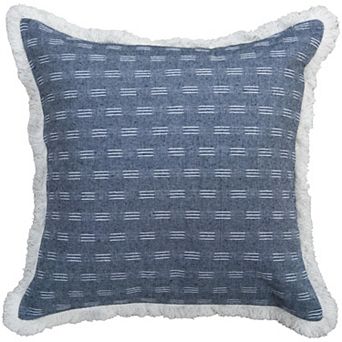 Rizzy Home Tease Down Filled Pillow