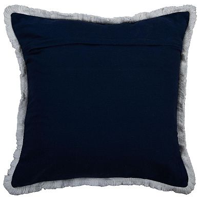 Rizzy Home Tease Down Filled Pillow 20 Inches x 20 Inches