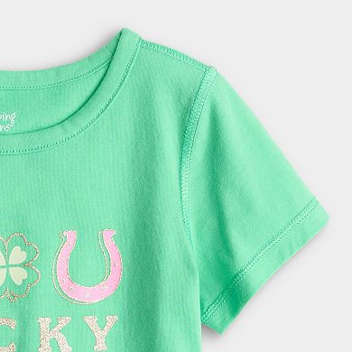 Toddler & Girls 6-12 Jumping Beans® Sensory Adaptive Lucky Charm Graphic Tee