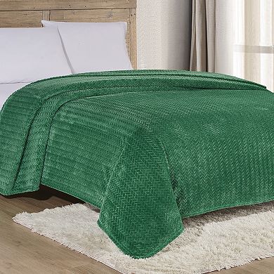 Chevron Braided Stylish Soft Comfortable and Lightweight Blanket