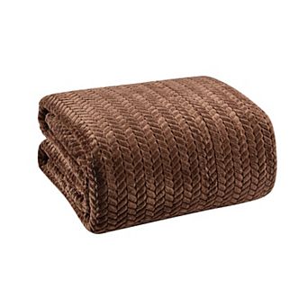 Chevron Braided Stylish Soft Comfortable and Lightweight Blanket