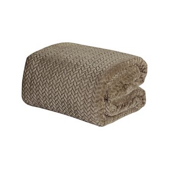 Chevron Braided Stylish Soft Comfortable and Lightweight Blanket