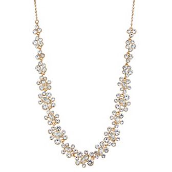 You're Invited Gold-Tone Crystal Collar Necklace