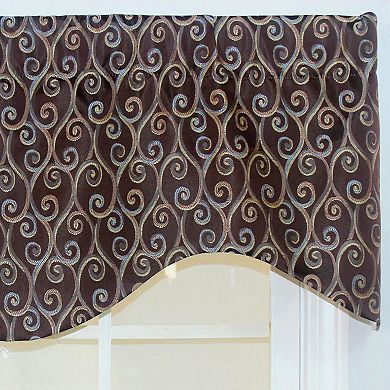 Twine Cornice 100% Cotton with Fully Lined 3" Rod Pocket Valance for Windows