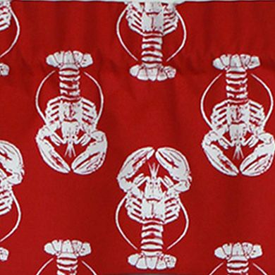 Claws Arch 100% Cotton with Fully Lined 3" Rod Pocket Valance for Windows