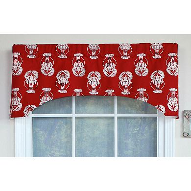 Claws Arch 100% Cotton with Fully Lined 3" Rod Pocket Valance for Windows