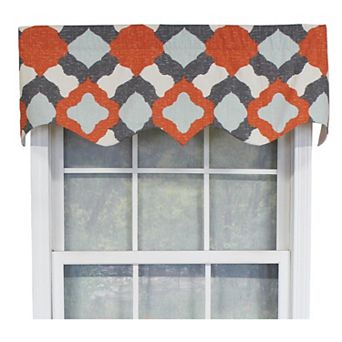 Twinkle Regal 100% Cotton with Fully Lined 3" Rod Pocket Valance for Windows