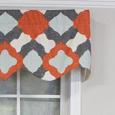 Twinkle Regal 100% Cotton with Fully Lined 3" Rod Pocket Valance for Windows