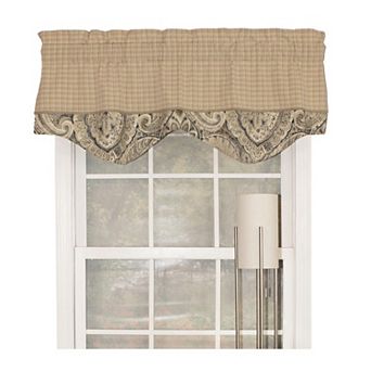Sedona Blouson 100% Cotton with Fully Lined 3" Rod Pocket Valance for Windows