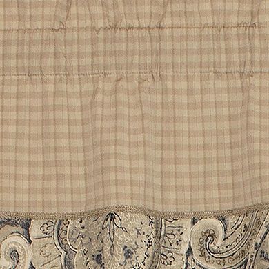 Sedona Blouson 100% Cotton with Fully Lined 3" Rod Pocket Valance for Windows