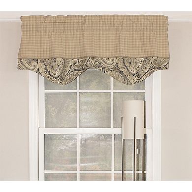 Sedona Blouson 100% Cotton with Fully Lined 3" Rod Pocket Valance for Windows