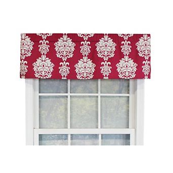 Free Spin Tailored 100% Cotton with Fully Lined 3" Rod Pocket Valance for Windows