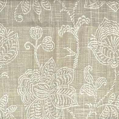 Cross Stitch Ruffled Provance 100% Cotton with Fully Lined 3" Rod Pocket Valance for Windows