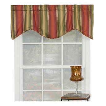Meri Weather Corded Cornice 100% Cotton with Fully Lined 3" Rod Pocket Valance for Windows