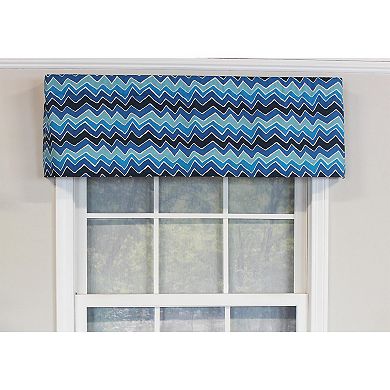See Saw Tailored 100% Cotton with Fully Lined 3" Rod Pocket Valance for Windows