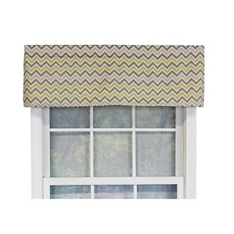 See Saw Tailored 100% Cotton with Fully Lined 3" Rod Pocket Valance for Windows