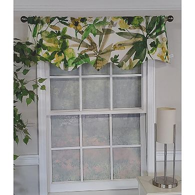 Jungla Regal 100% Cotton with Fully Lined 3" Rod Pocket Valance for Windows