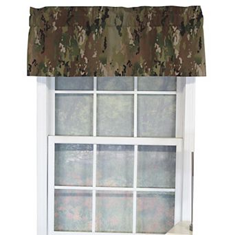 Cloak Tailored 100% Cotton with Fully Lined 3" Rod Pocket Valance for Windows