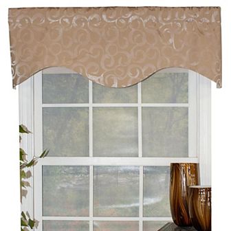 Terra Cornice 100% Cotton with Fully Lined 3" Rod Pocket Valance for Windows