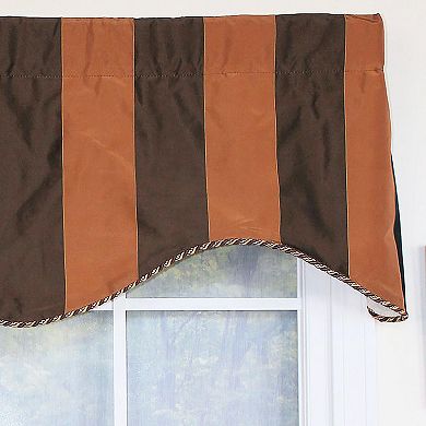 Pascal Corded Cornice 100% Cotton with Fully Lined 3" Rod Pocket Valance for Windows