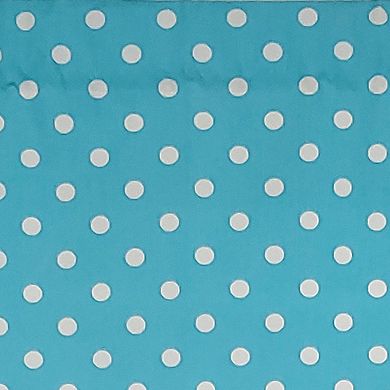 Polka Dot Cornice 100% Cotton with Fully Lined 3" Rod Pocket Valance for Windows