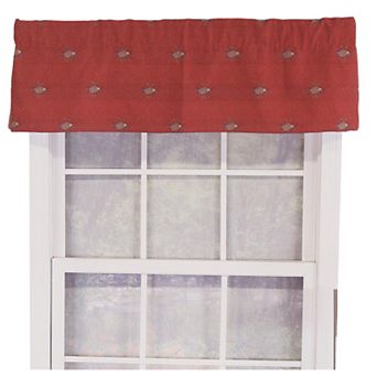 Bubbles Tailored 100% Cotton with Fully Lined 3" Rod Pocket Valance for Windows