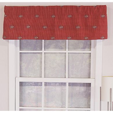 Bubbles Tailored 100% Cotton with Fully Lined 3" Rod Pocket Valance for Windows