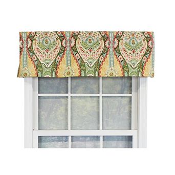 Brassiere Tailored 100% Cotton with Fully Lined 3" Rod Pocket Valance for Windows