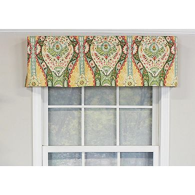 Brassiere Tailored 100% Cotton with Fully Lined 3" Rod Pocket Valance for Windows