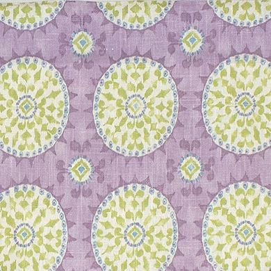Canne Cornice 100% Cotton with Fully Lined 3" Rod Pocket Valance for Windows