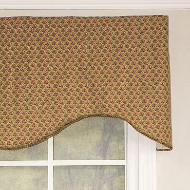 Meadow Cornice 100% Cotton with Fully Lined 3" Rod Pocket Valance for Windows
