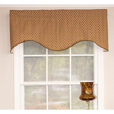 Meadow Cornice 100% Cotton with Fully Lined 3" Rod Pocket Valance for Windows