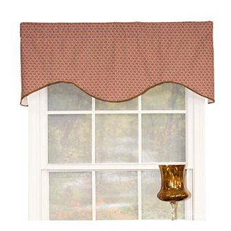 Meadow Cornice 100% Cotton with Fully Lined 3" Rod Pocket Valance for Windows