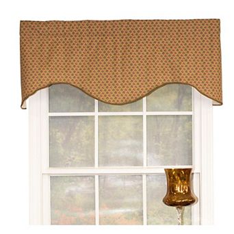 Meadow Cornice 100% Cotton with Fully Lined 3" Rod Pocket Valance for Windows