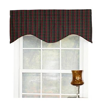 Tammy Corded Cornice 100% Cotton with Fully Lined 3" Rod Pocket Valance for Windows