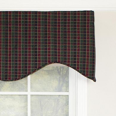 Tammy Corded Cornice 100% Cotton with Fully Lined 3" Rod Pocket Valance for Windows