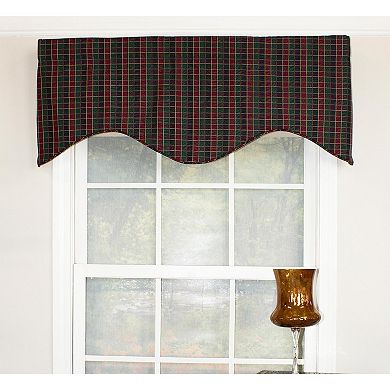 Tammy Corded Cornice 100% Cotton with Fully Lined 3" Rod Pocket Valance for Windows